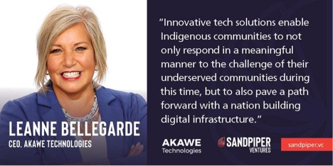 Leanne Bellegarde, CEO of AKAWE Technologies